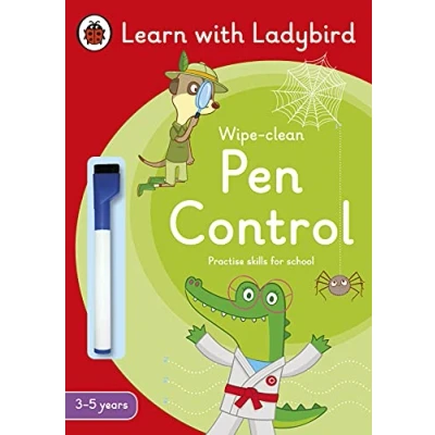 Abbildung von Pen Control: A Learn with Ladybird Wipe Clean Activity Book 3 5 years: Ideal for home learning (EYFS)