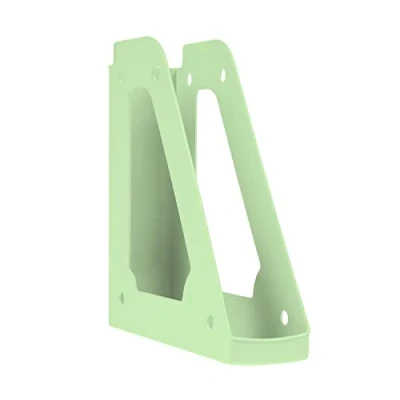 Abbildung von DONAU 7462101PL 06 Stehsammler Modernes Design/ 1 Stück / A4 Grün Pastellfarbe/Durchbrochen/PP/Kunststoff/Schreibtisch Organizer für Zeitschriften