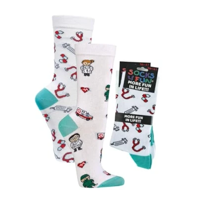 Abbildung von Damen Jungen Herren Spaßsocken (2 Paar) 42 47 Medizin