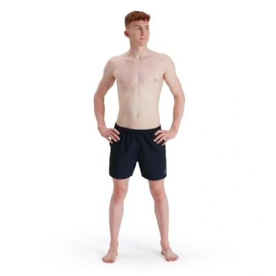 Abbildung von Speedo Herren Watershort Badehose 16&quot; Schnell trocknend Bequemer Sitz Klassischer Style Tunnelzugbund Badehose, Prime True Navy, 45809