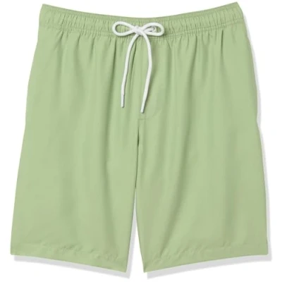 Abbildung von Amazon Essentials Herren Badehose, Schnell Trocknend, 23 cm, Salbeigrün, S