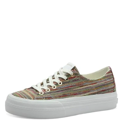 Abbildung von Tamaris Schnürer Damen Vegan sportlich Multicolor,EU 41