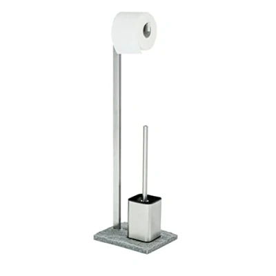 Abbildung von Stand WC Garnitur Granit Edelstahl