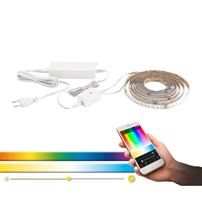 Abbildung von Eglo 32741 LED Stripe L: 3m, dimmbar RGB u. Weißton einstellbar mit Connect Funktion 2000lm