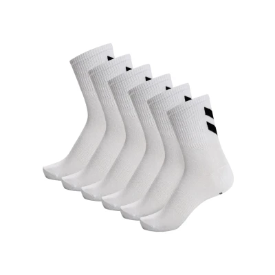 Abbildung von hummel Unisex Hmlchevron 6 Pack Socks, WHITE/WHITE, 10 EU