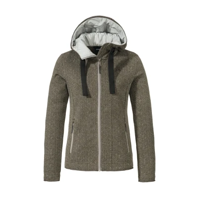 Abbildung von Schöffel Hoody Aurora Fleecejacke, Damen, Größe: 42, Braun