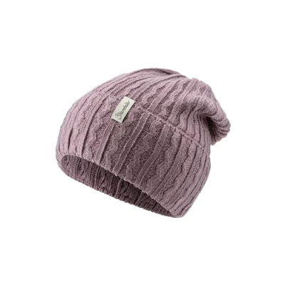Abbildung von Sterntaler Strickmütze mit Wellen Muster Lässige Mädchen Beanie Baby Wintermütze Babymütze Umschlag pastellviolett, 45