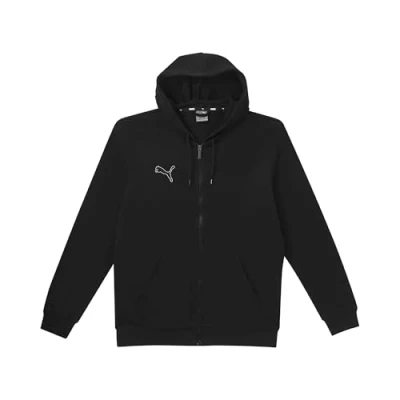 Abbildung von PUMA Herren teamGOAL Hooded Jacket CE Kapuzenpullover, Black,