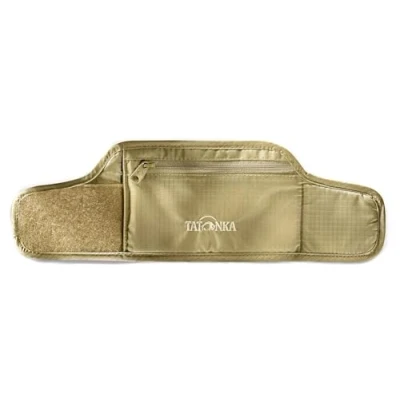 Abbildung von Tatonka Skin Wrist Wallet Reise Geldbeutel zum Tragen am Handgelenk Mit weicher, hautfreundlicher Rückseite, Klettverschluss und Reißverschlussfach Damen Herren 26 x 8 cm beige