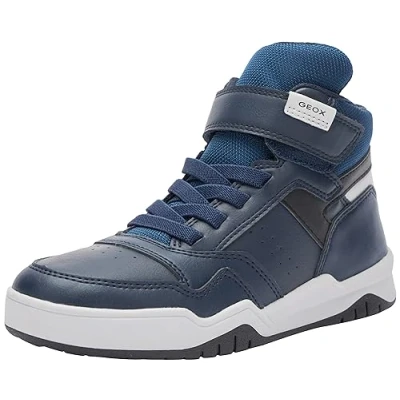 Abbildung von Geox J Perth Boy F Sneaker, Navy/LT Grey, 32 EU