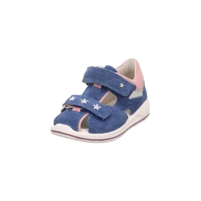 Abbildung von Superfit Mädchen Boomerang Sandale, Blau Rosa 8000, 27 EU Weit