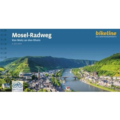 Abbildung von Mosel Radweg: Von Metz an den Rhein, 1:50.000, 307 km, GPS Tracks Download, LiveUpdate (Bikeline Radtourenbücher)