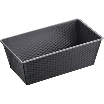 Abbildung von Original Kaiser Inspiration Mini Backform Kastenform 20 cm, kleine Kuchenform, klein beschichtet, Königskuchenform für 1/2 Rezeptportion, Schwarz