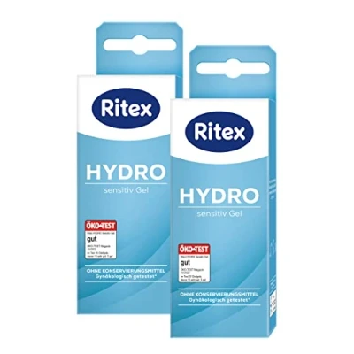 Abbildung von Ritex HYDRO Gel, sensitiv Gleitgel, ohne Konservierungsmittel, wasserbasiert, 100 ml, Made in Germany
