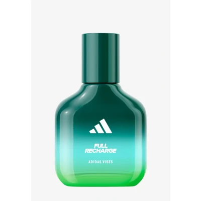Abbildung von adidas Vibes Full Recharge Eau de Parfum, für alle, belebend und belebend, langanhaltender Duft, Zedernblatt Muskatellersalbei, 30 ml