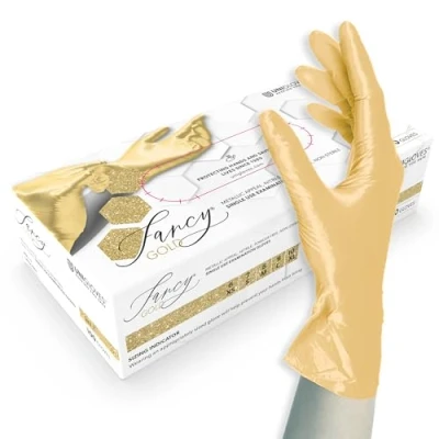 Abbildung von FANCY GOLD Nitrilhandschuhe S 100 Handschuhe