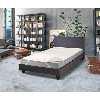 Abbildung von SETEX Molton Matratzenschutz, 180 x 200 cm, Eckgummis, Matratzenschoner aus 100 % Baumwolle, Basic, Naturfarben, Natur