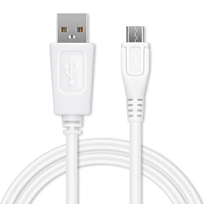 Abbildung von CELLONIC® USB Kabel 1m kompatibel mit Samsung Galaxy Tab 3 8.0/3 10/4 7/4 8/4 10 / A 7 E 9.6 Note 8.0 Tablet Ladekabel Micro auf 2.0 Datenkabel 1A weiß PVC