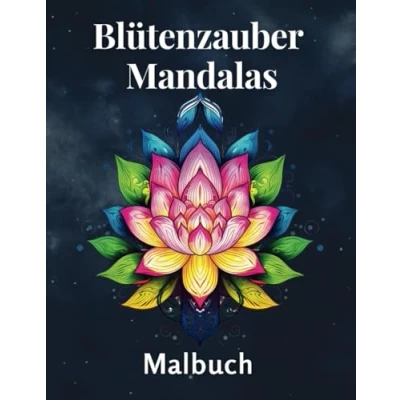 Abbildung von Blütenzauber Mandalas: Ein Blumen Mandala Malbuch zum Entspannen und Träumen für Kinder Erwachsene