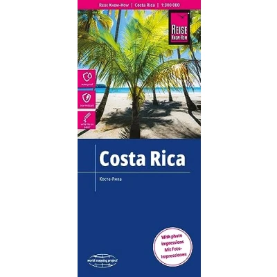 Abbildung von Reise Know How Landkarte Costa Rica (1:300.000): reiß und wasserfest (world mapping project)