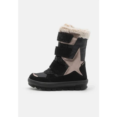 Abbildung von Superfit Flavia Snowboot/Winterstiefel für Kinder, Größe: 27, Schwarz/beige Schuhe