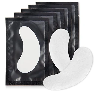 Abbildung von Lunamoon Augenpads für Wimpernverlängerung Wimpern Pads Pad Eyelash Färben Wimpernlifting Eye Gel Patch for Extensions 50Paar(Black)