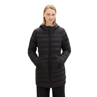 Abbildung von TOM Tailor Denim MIT Kapuze Wintermantel, Damen, Größe: XS, Deep black
