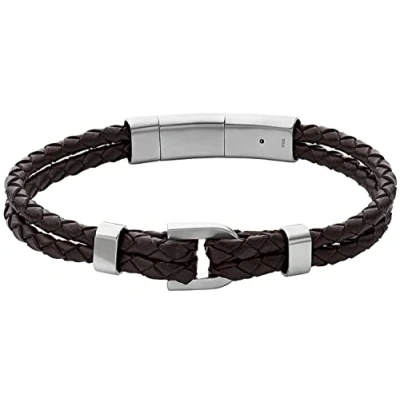 Abbildung von Fossil Heritage Bracelet Armband brown, Herren, Größe: One Size, Brown