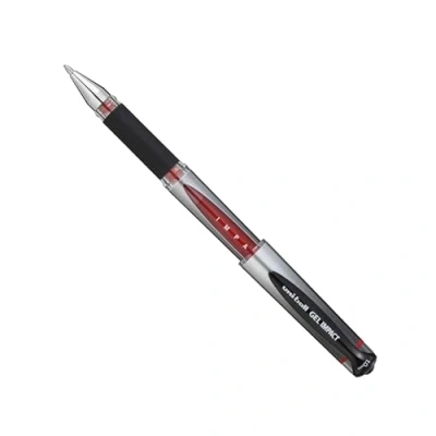 Abbildung von Uni Ball UM153S Impact Gel Tintenroller 1,0 mm Spitze 0,6 Strichbreite 12 Stück rot
