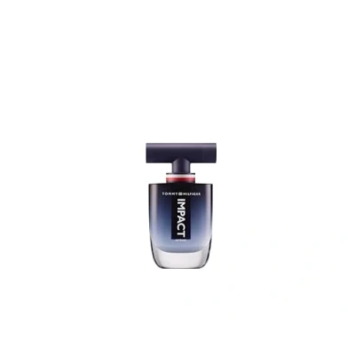 Abbildung von Tommy Hilfiger Impact Intense Eau de Parfum 100 ml Herren Parfüm Holziger Amberduft Ambrierte und Holzige Noten Glasflakon mit Blauem Farbverlauf