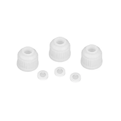 Abbildung von stonylab 3 Packungen Kunststoff Schraubkappen Ersatzkappen Plastic Screw Caps für Thermometer Einlass Adapter 14/20, 19/22 und 24/40, 3er Pack