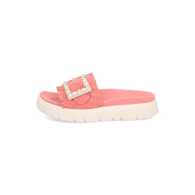 Abbildung von TT.BAGATT Pantolette flach, Damen, Größe: 37, Rot Schuhe