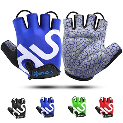 Abbildung von KONVINIT Fahrradhandschuhe Herren,Sommer MTB Handschuhe Halbfinger,Radhandschuhe für Rennrad,Mountainbike,Atmungsaktiv Rutschfestes,Fahrrad Freizeit Männer und Damen,Blue M