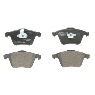 Abbildung von BOSCH 0 986 494 492 Bremsbelagsatz Low Metallic mit Kolbenclip, Anti Quietsch Blech VOLVO: V40 Hatchback, V50, S40 II, MAZDA: 3 Hatchback
