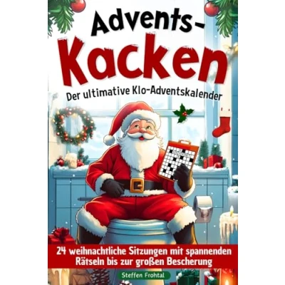 Abbildung von Advents Kacken: Der ultimative Klo Adventskalender 24 weihnachtliche Sitzungen mit spannenden Rätseln bis zur großen Bescherung Das witzige Geschenk für Männer und Frauen
