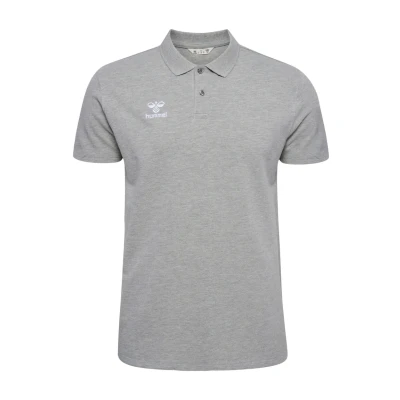 Abbildung von Hummel GO 2.0 Poloshirt, Herren, Größe: XXL, Grey melange