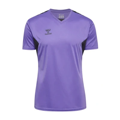Abbildung von Hummel Authentic PL S Tshirt print, Herren, Größe: XXL, Dahlia purple asphalt