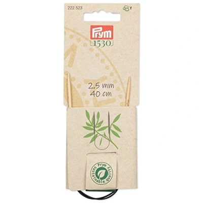 Abbildung von Prym 222523 Rundstricknadel 1530, Bambus, 40cm, 2,5mm