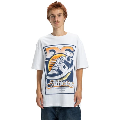 Abbildung von DC Shoes Manteca Tribute Tshirt print, Herren, Größe: XL, Wbb white
