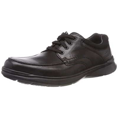 Abbildung von Clarks Herren Cotrell Edge Derby, Schwarzes Leder, 44.5 EU