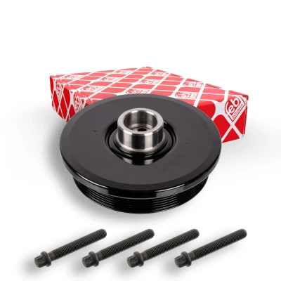 Abbildung von FEBI BILSTEIN 171923 Kurbelwellenriemenscheibe 6 PK 167 5 mit Schrauben, für Kurbelwelle BMW: Touring, Saloon, X1
