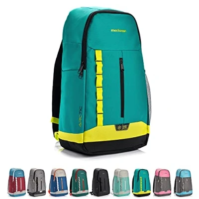 Abbildung von meteor 10 und 20L Kuhl Rucksack Kühltasche Isolier Lunch Kühlbox Picknick EIS Campingtasche tashe Outdoor Reisentashe (10 L, Türkis/Pink)