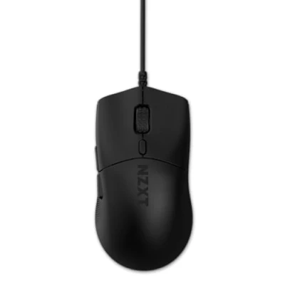 Abbildung von NZXT Lift 2 Symm Leichte symmetrische kabelgebundene Gaming Maus 58 g Konstruktion 8K Abfragerate Optische Switches Optischer 26K DPI Sensor Füße aus 100% PTFE Schwarz