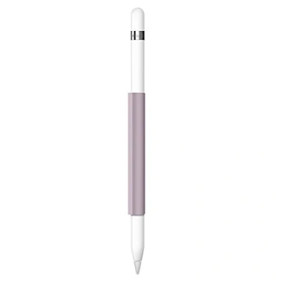 Abbildung von FRTMA Magnetische Hülse für Apple Pencil, Silikon Halter Griff iPad Pro Pencil (Apple Nicht Enthalten), Lavendel