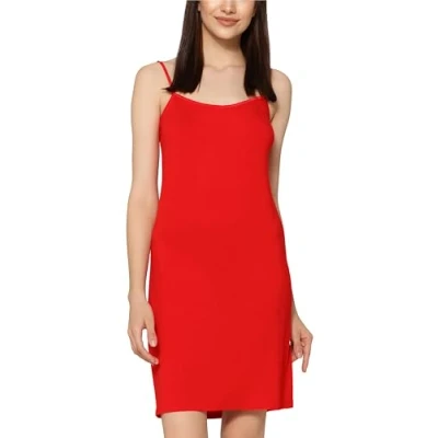 Abbildung von Merry Style Damen Unterkleid kurz Petticoat Knielänge einstellbare Träger MS10 203(Rot, S)