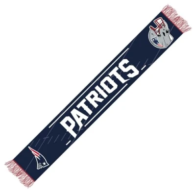 Abbildung von New England Patriots NFL Schal Fanschal Scarf ** Team HD Knitted Jaquard in 145 x 20 cm
