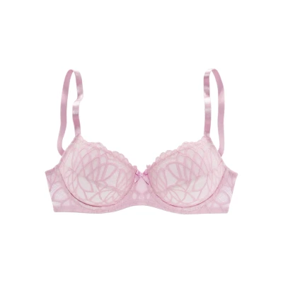 Abbildung von LASCANA Bügel BH »Cara«, mit femininer Spitze, anteilig aus recyceltem Material, Dessous