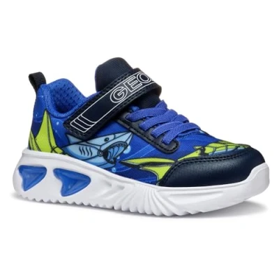 Abbildung von Geox Light UP Assister BOY Sneaker low für Kinder, Größe: 34, Royal/navy Schuhe