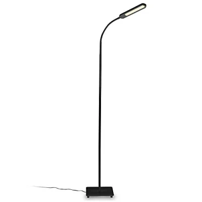 Abbildung von B.K.Licht LED Stehlampe mit Dimmfunktion, inkl. 1 x Platine 6,5 Watt, 600lm, dimmbar 3.000K / 4.000K 6.500K via Touchschalter