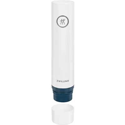Abbildung von ZWILLING Fresh &amp; Save Vakuumpumpe, handliches Vakuumgerät, für alle Dosen und Beutel, Weiß La Mer